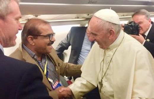 ’I love India’ Pope Francis as he crosses air space